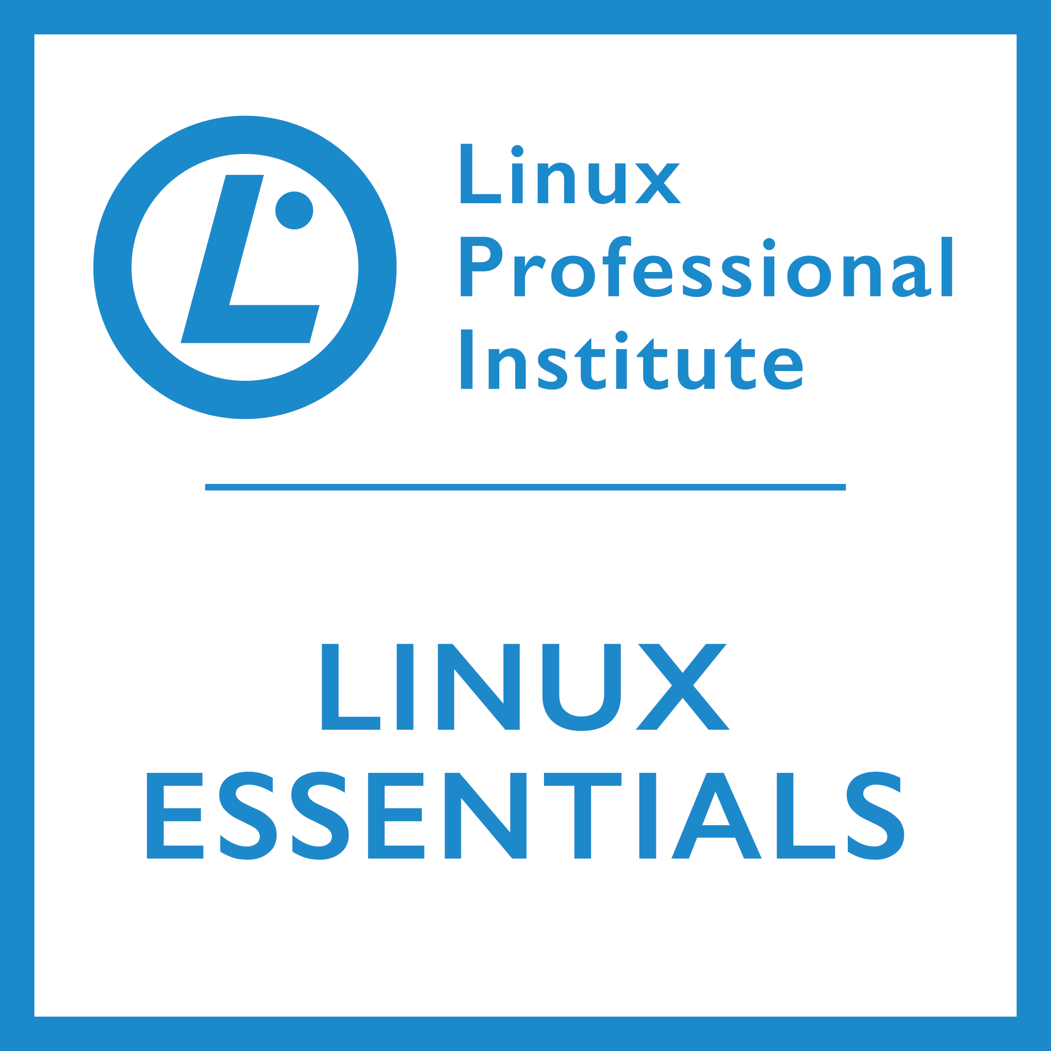LPI Linux Essentials badge